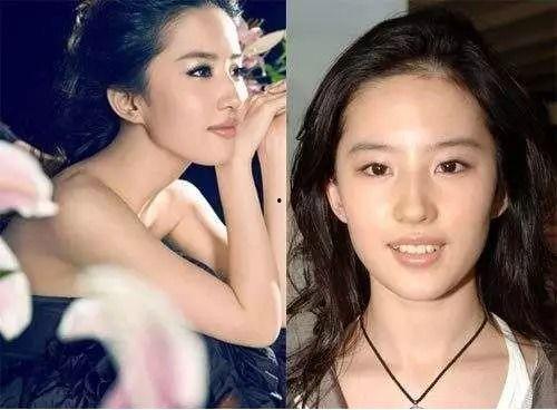 明星网红素颜照对比,明星网红真实颜值大对比